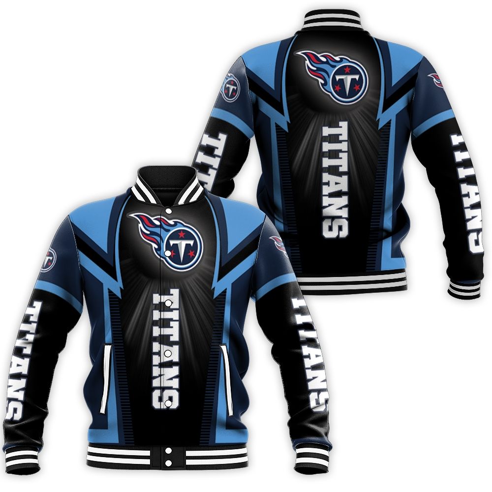 Tennessee Titans For Fans Baseball Jacket