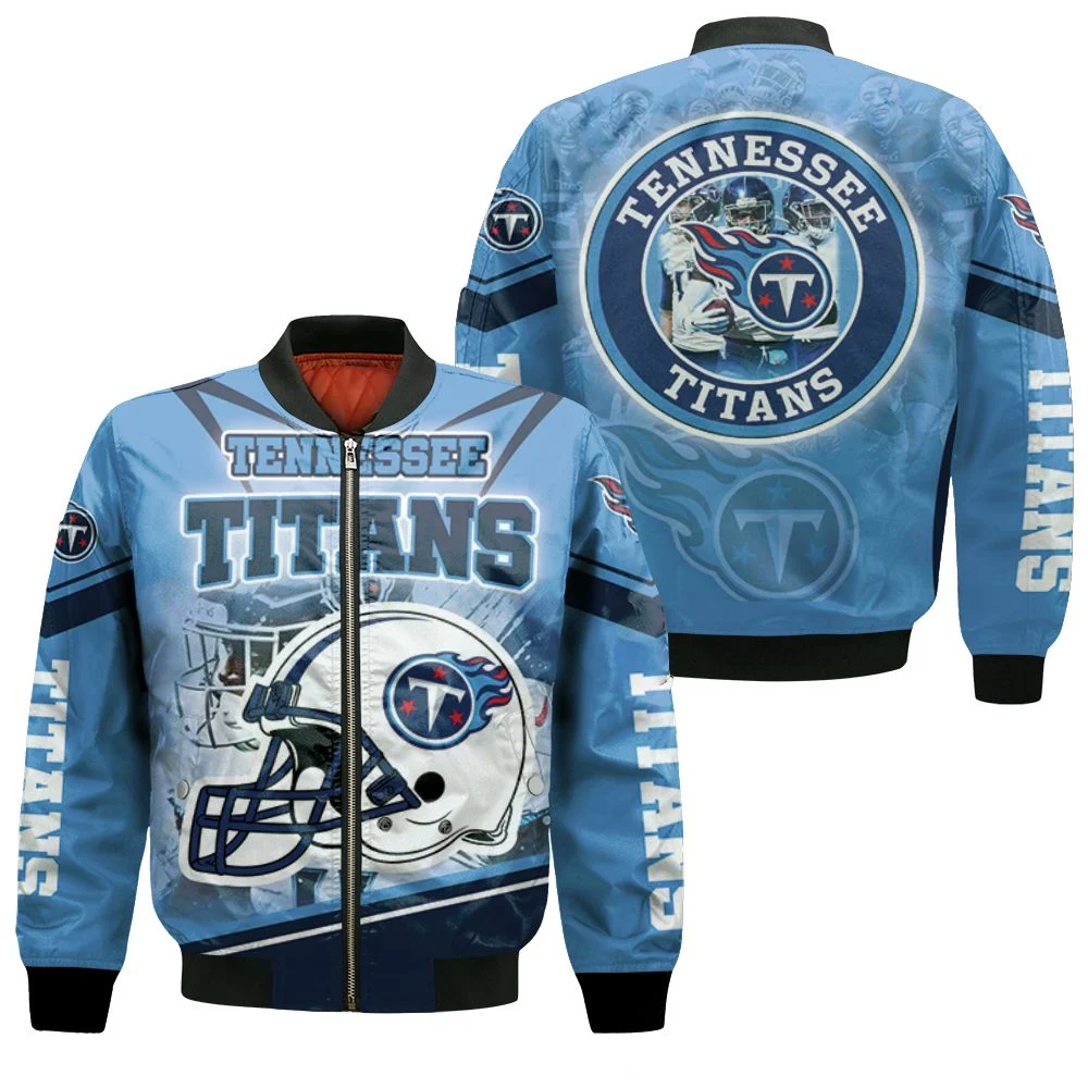 Tennessee Titans Helmet Afc South Division Champions Super Bowl 2021 Bomber  Jacket - Teeruto