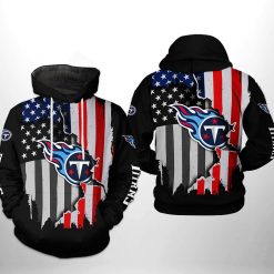 Tennessee Titans NFL US Flag Team 3D Printed Hoodie