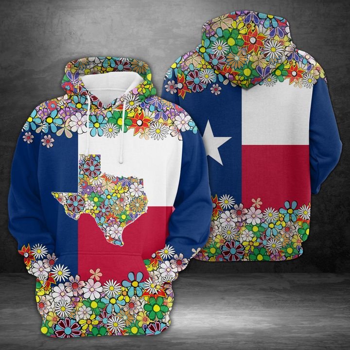 Texas Flower 3D Printed Hoodie