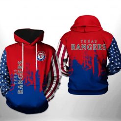 Texas Rangers MLB Team US 3D Printed Hoodie