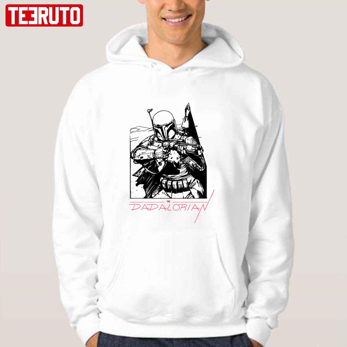 The Dadalorian The Best Dad In The Galaxy Funny Father’s Day Unisex Hoodie