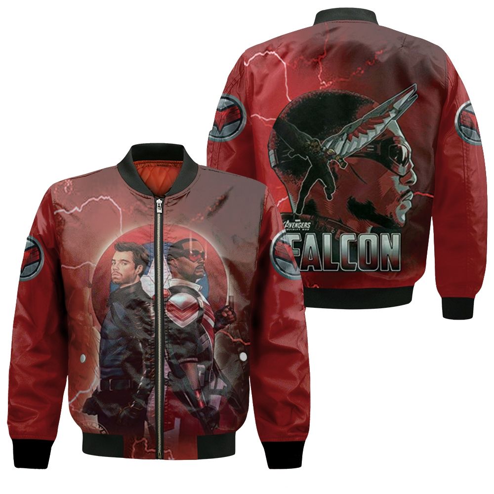 The Falcon And The Winter Soldier Real Power Of Fighting Bomber Jacket