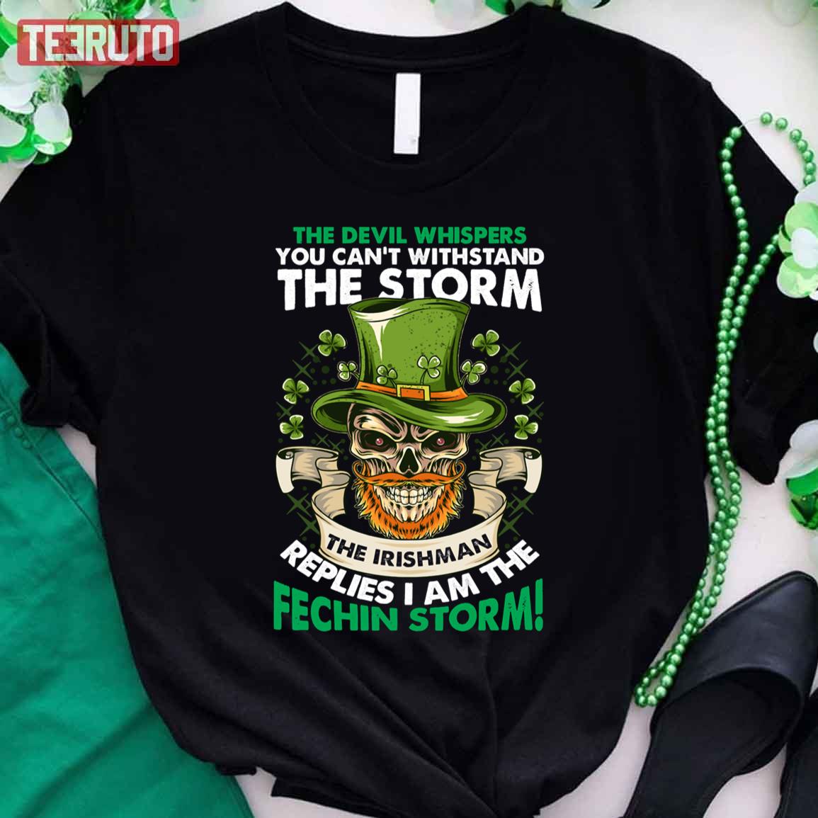 The Irish Storm Proud American Saint Patrick’s Day Unisex T-Shirt
