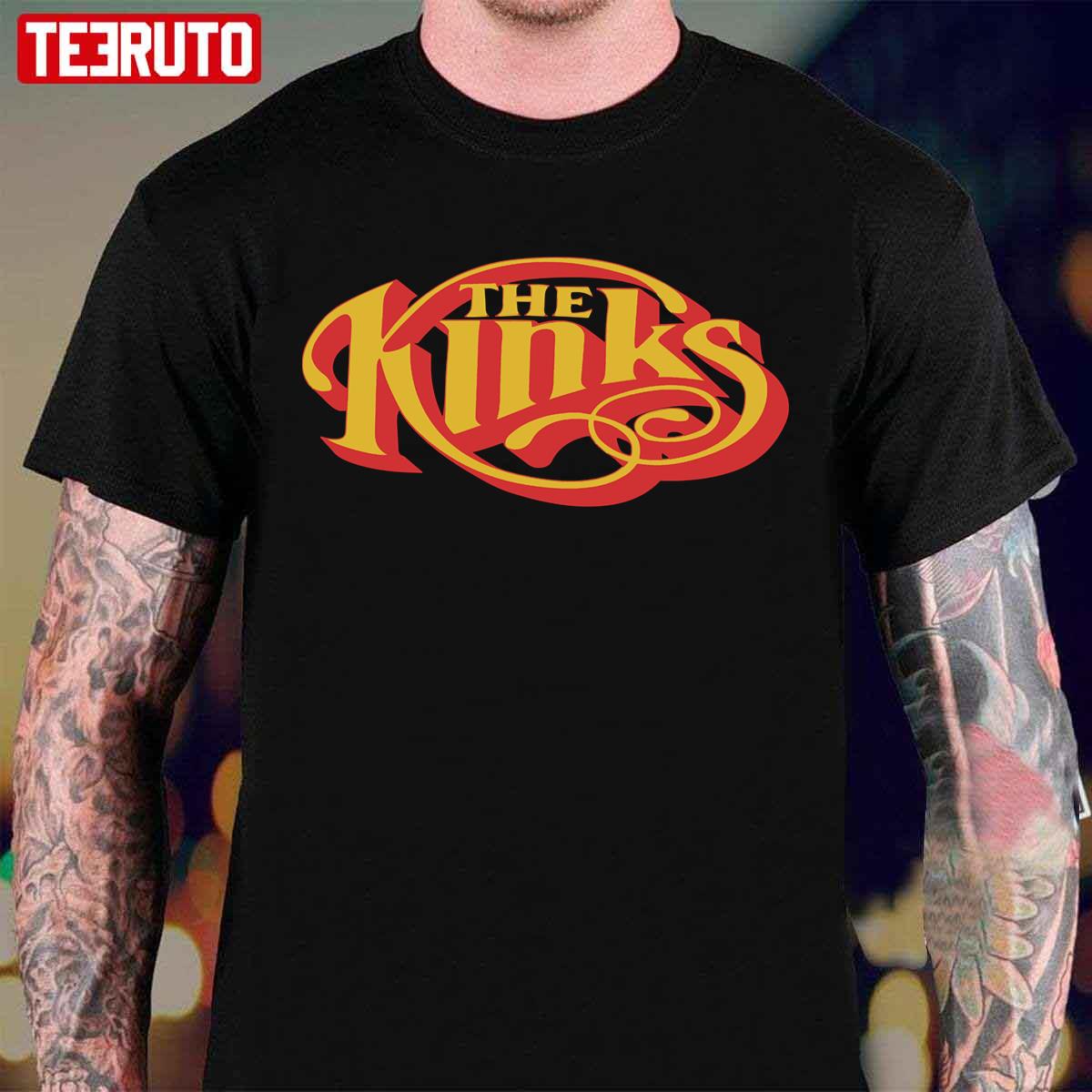 The Kinks Logo 1960s Rock Legends Vintage Unisex T-Shirt