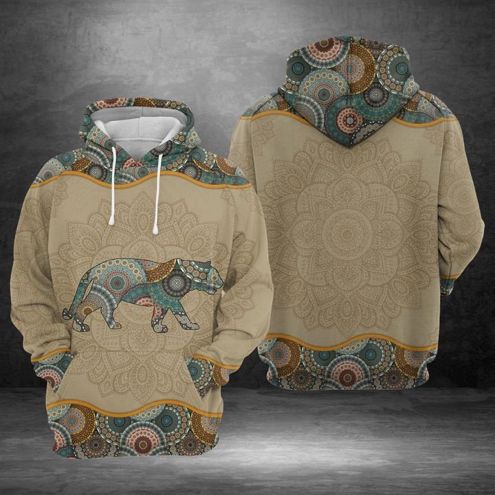 Tiger Mandala 3D Printed Hoodie