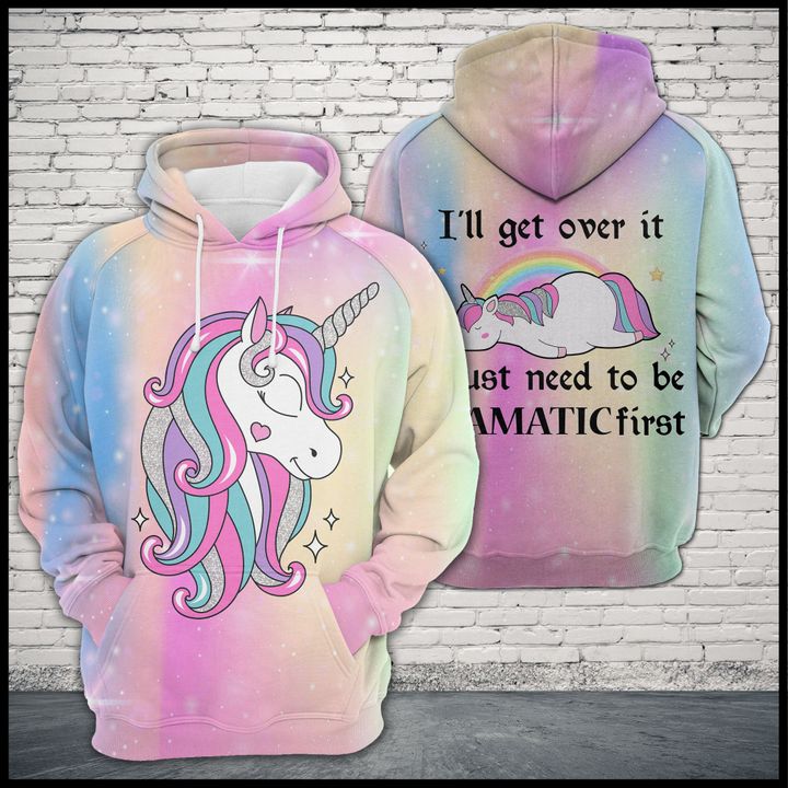 Unicorn Drama 3D Printed Hoodie