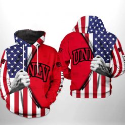 UNLV Rebels NCAA US Flag 3D Printed Hoodie