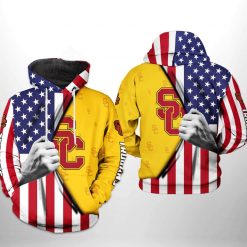 USC Trojans NCAA US Flag 3D Printed Hoodie