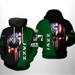 Utah Jazz NBA US Flag Skull Team 3D Printed Hoodie