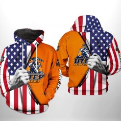 UTEP Miners NCAA US Flag 3D Printed Hoodie