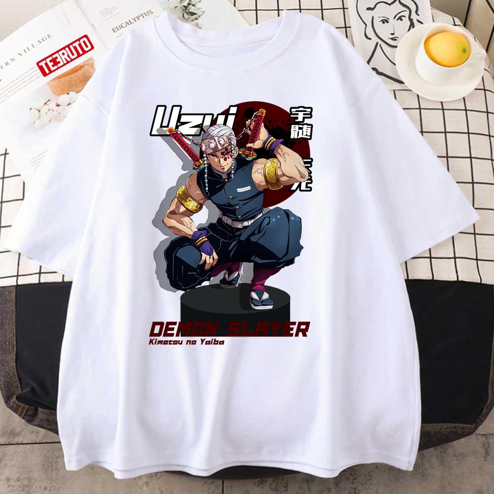 Kimetsu No Yaiba Anime Sweatshirt Tengen Uzui Demon Slayer T-shirt Japanese Manga Hoodie Anime Graphic Shirt