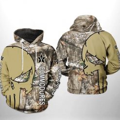 Vanderbilt Commodores NCAA Camo Veteran Hunting 3D Printed Hoodie