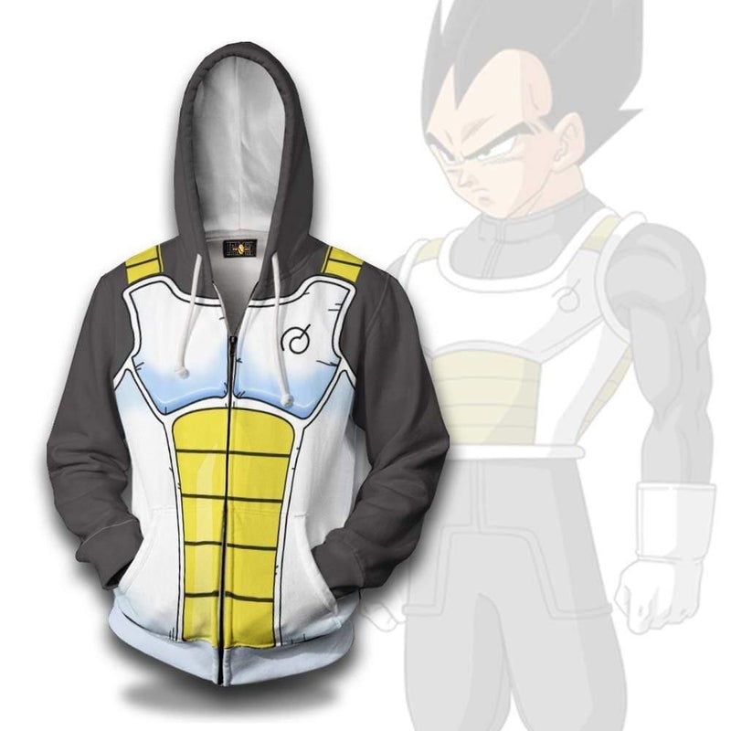 Vegeta Saga Hoodie Dragon Ball Amine Casual 3D All Over Printed