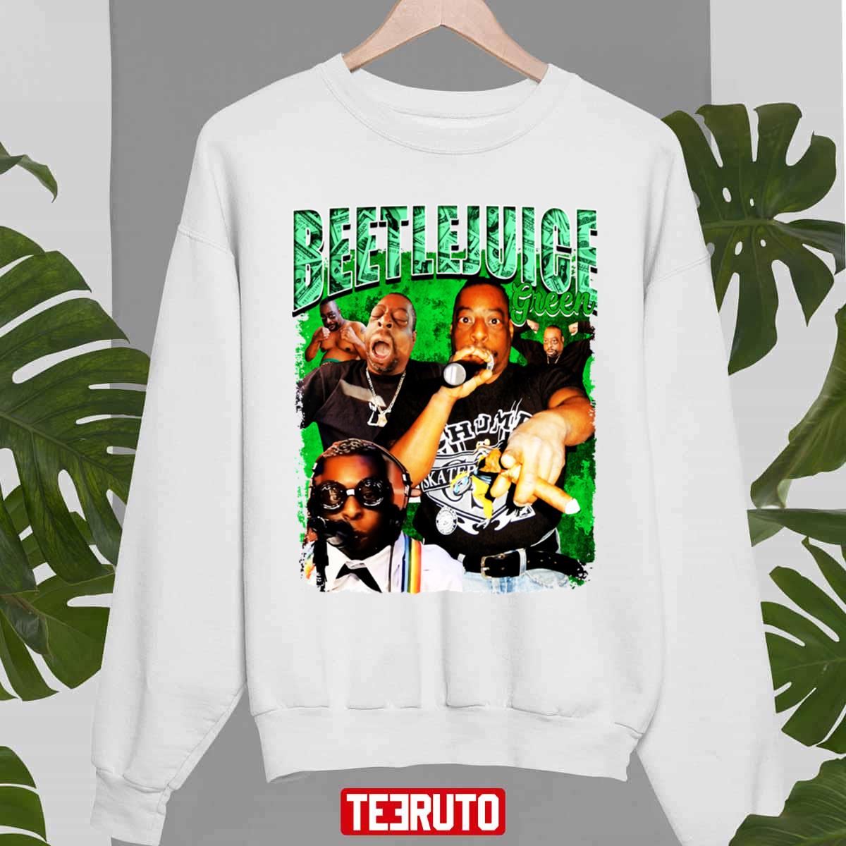 Vintage Beetlejuice Green Bootleg 90s Unisex Sweatshirt