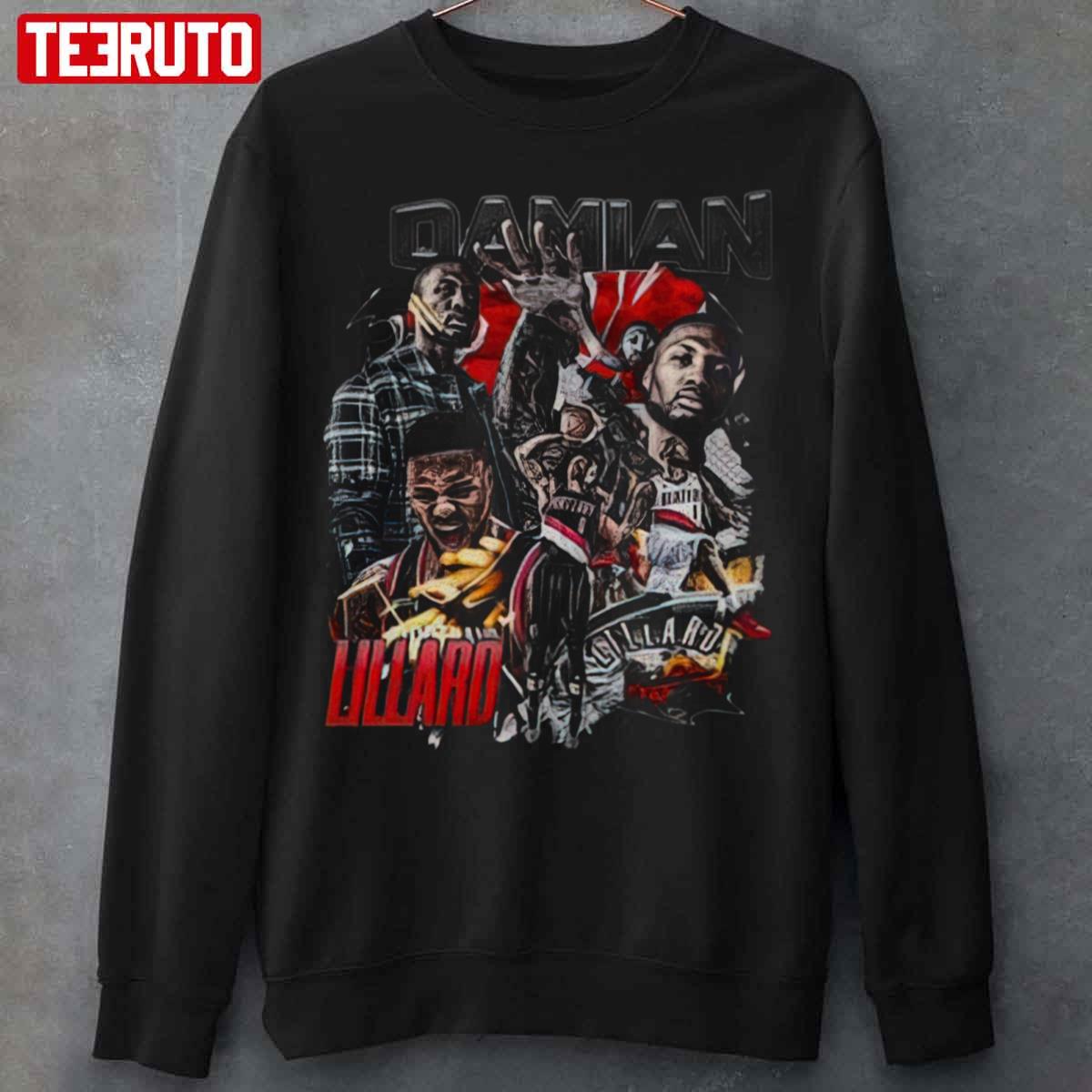 trail blazers crew neck sweatshirt