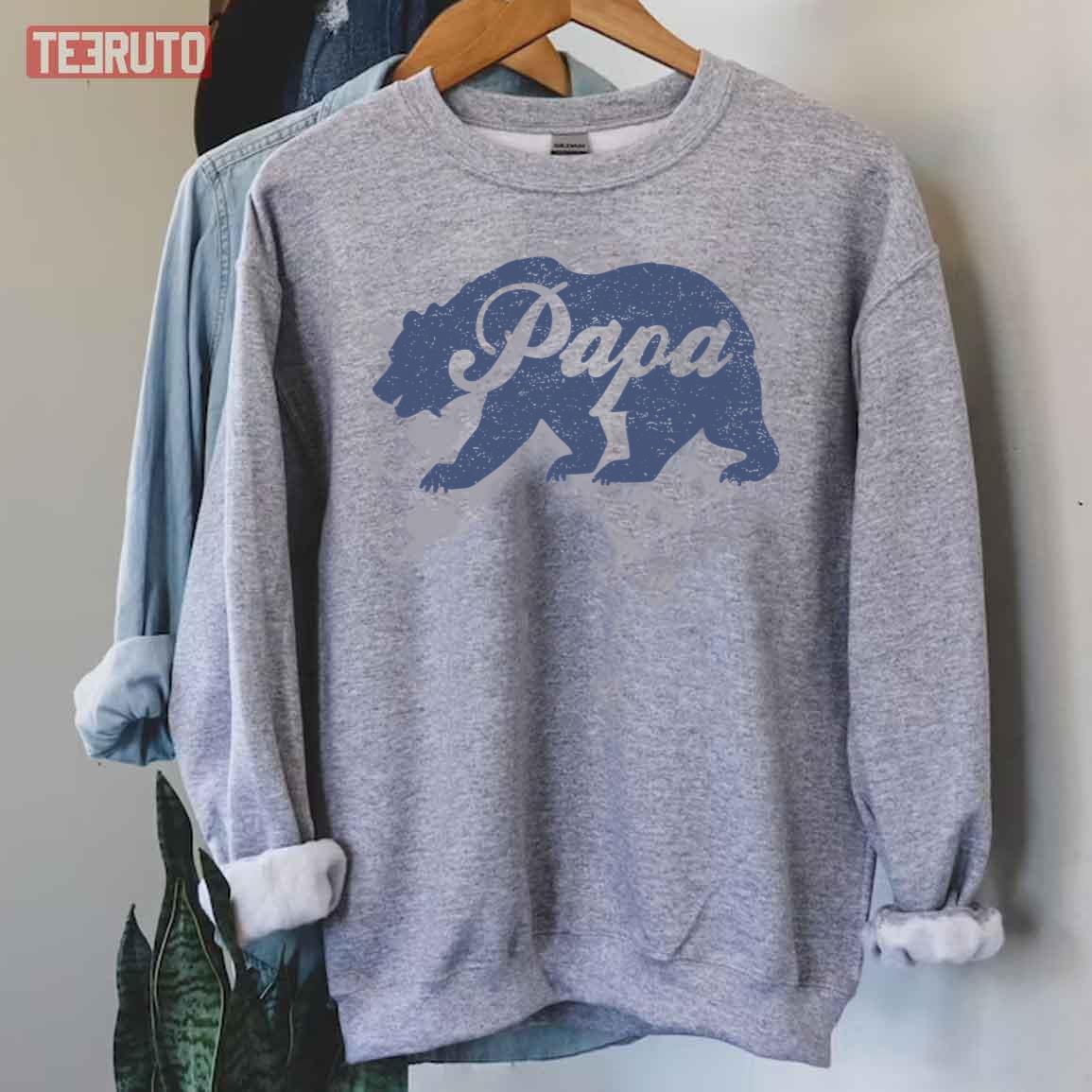 Vintage Papa Bear Father’s Day Unisex Sweatshirt