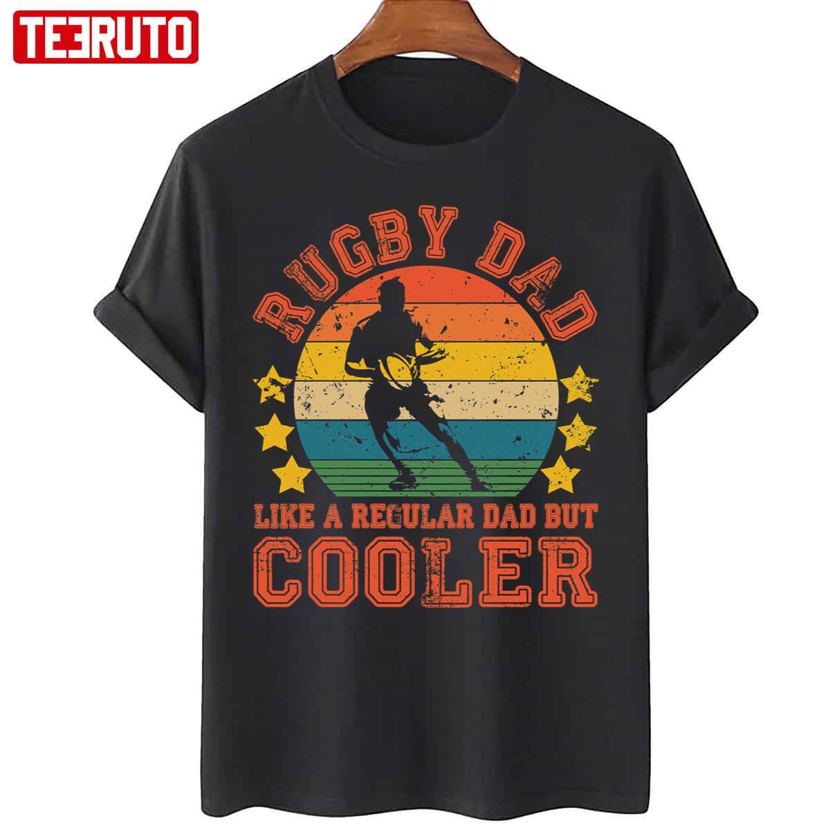 Vintage Rugby Dad Funny Rugby Player Father’s Day Unisex T-Shirt