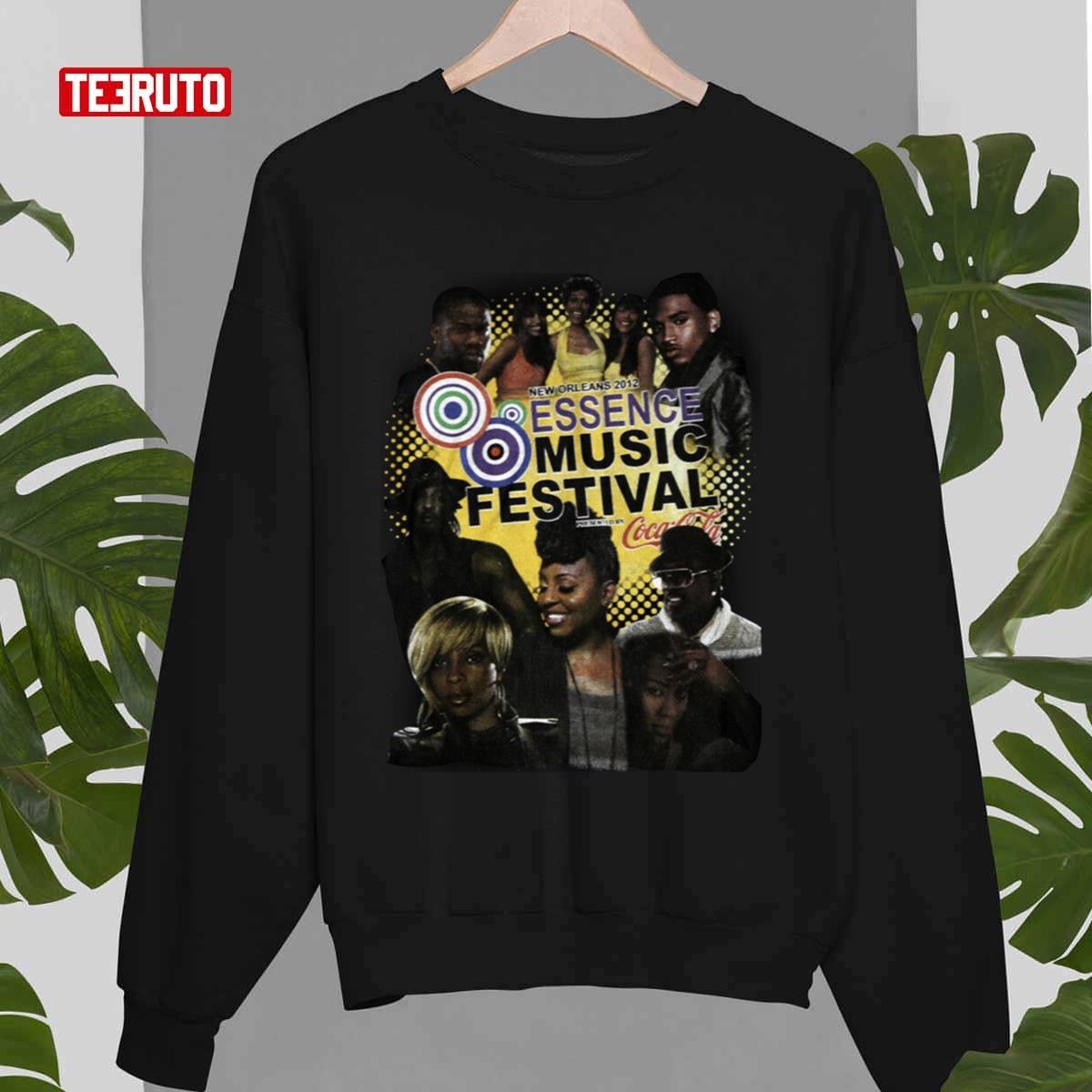 Vntg 2012 Essence Fest New Orleans Small Mary J. Blige D’angelo Rap Unisex Sweatshirt