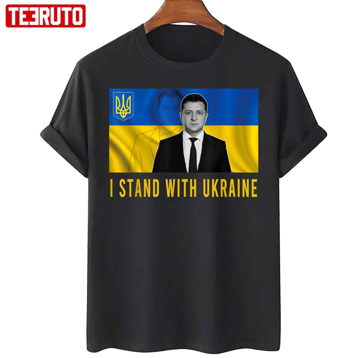 Volodymyr Zelensky I Stand With Ukraine Unisex T-Shirt