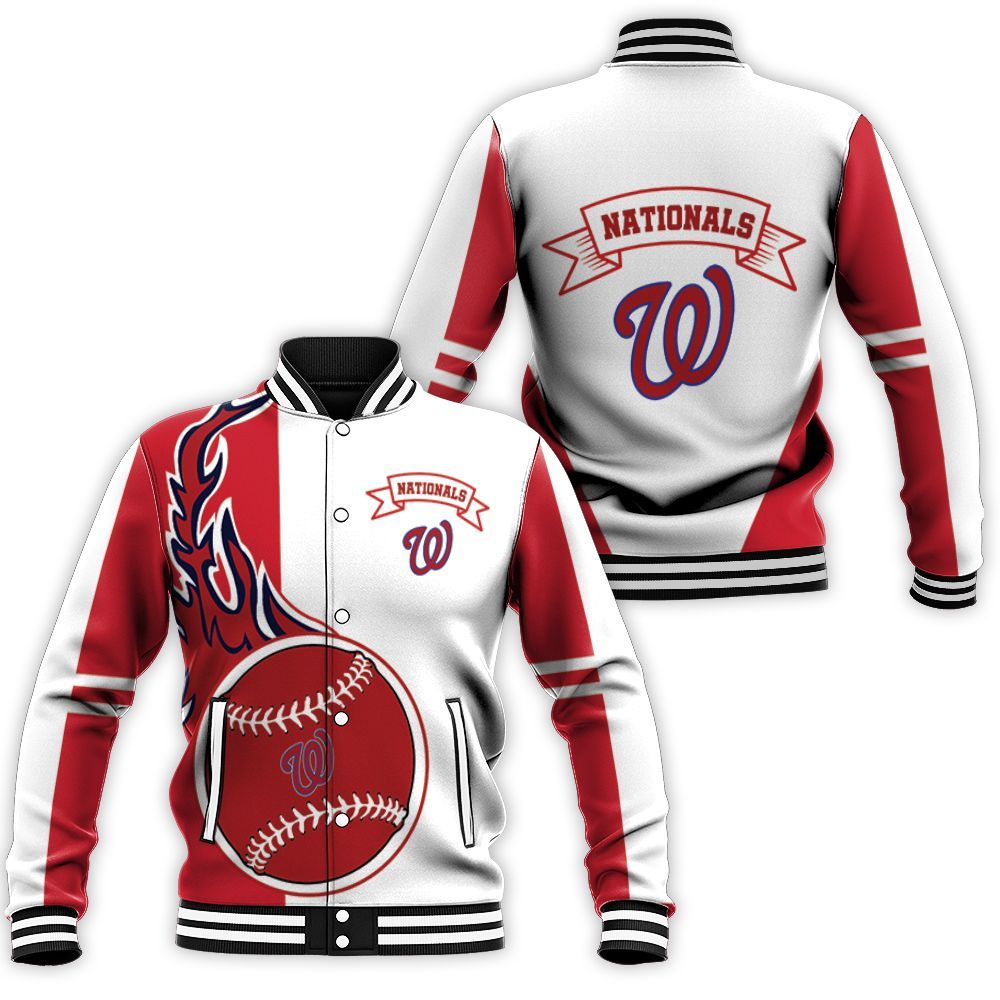 Washington Nationals 3d Baseball Jacket