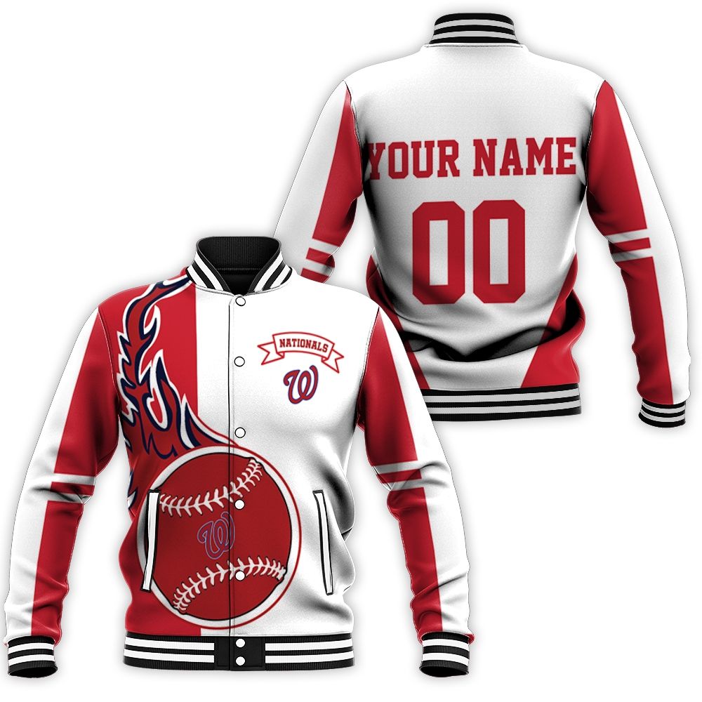 Washington Nationals 3d Personalized Baseball Jacket