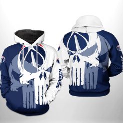 Washington Wizards NBA Team Skull 3D Printed Hoodie