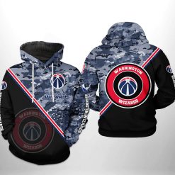 Washington Wizards NBA US Camo Team 3D Printed Hoodie