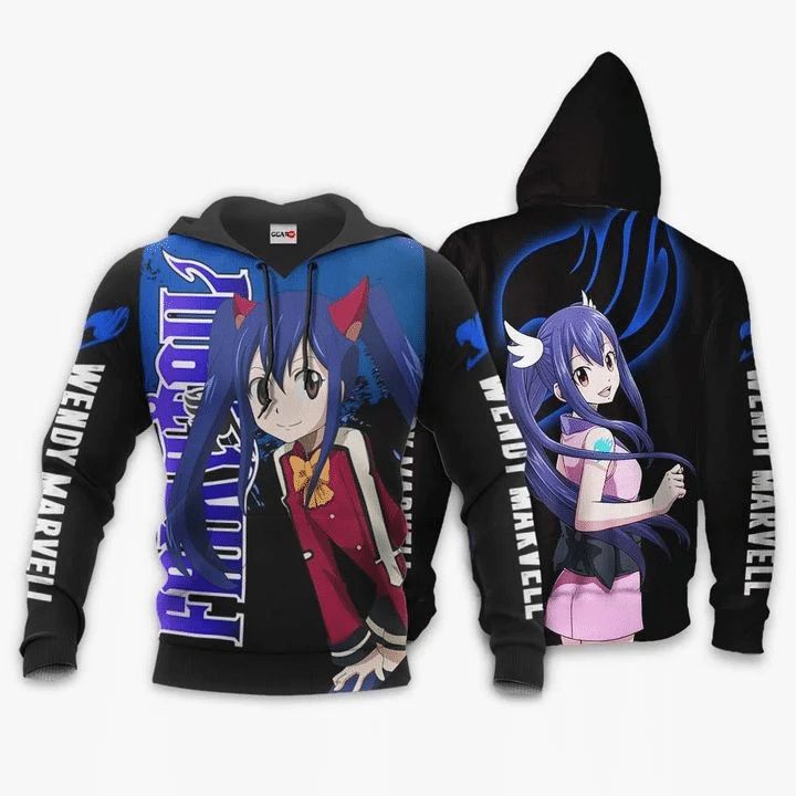 Wendy Marvell Anime Manga Haikyuu 3d T Shirt Zip Bomber Hoodie