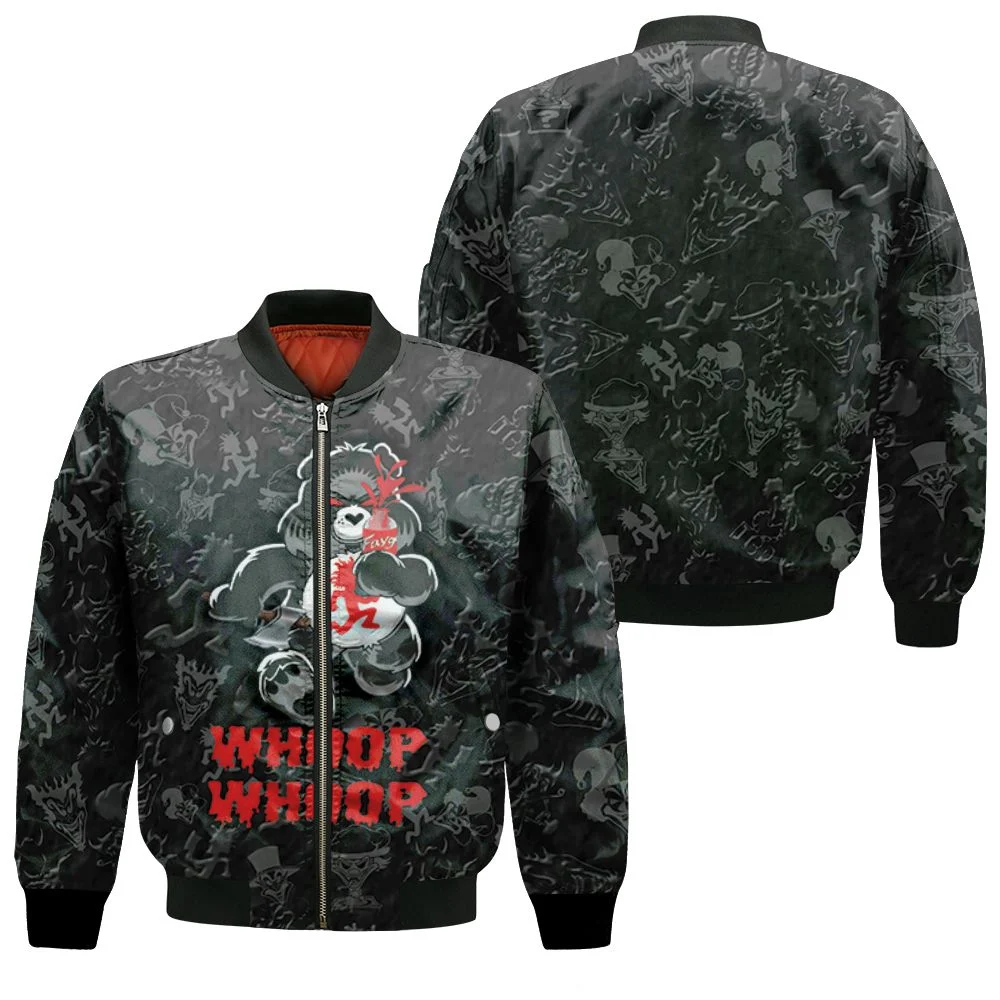 Whoop Whoop Insane Clown Posse Sugar Bear 3d Bomber Jacket - Teeruto