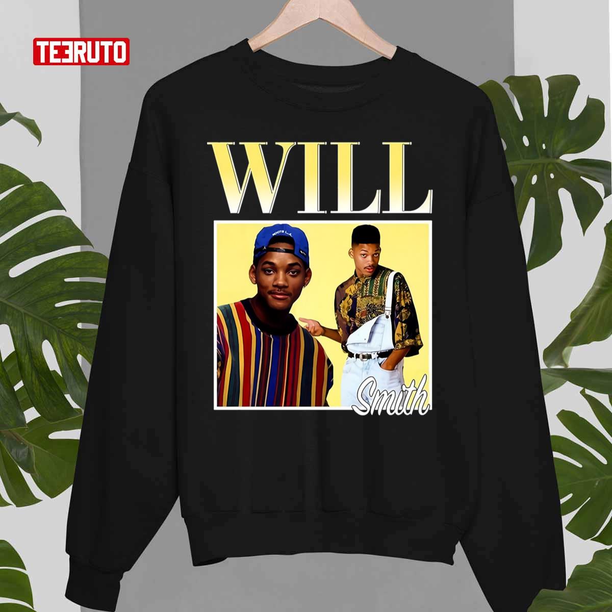 Will Smith The Fresh Prince Of Bel Air Vintage Style 90s Bootleg Unisex Sweatshirt