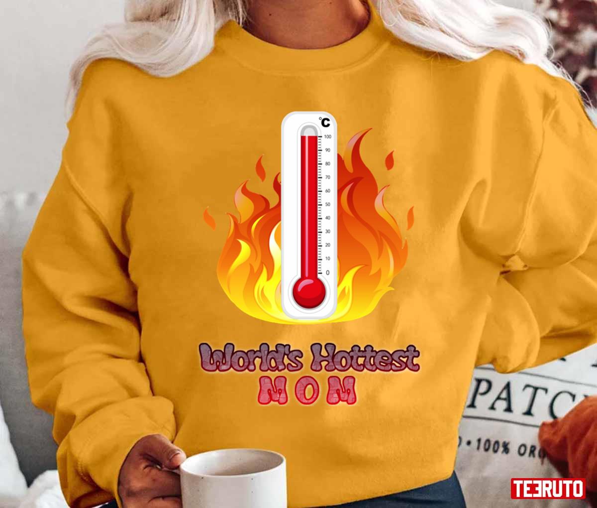 Worlds Hottest Mom 100 Degrees Women T-Shirt