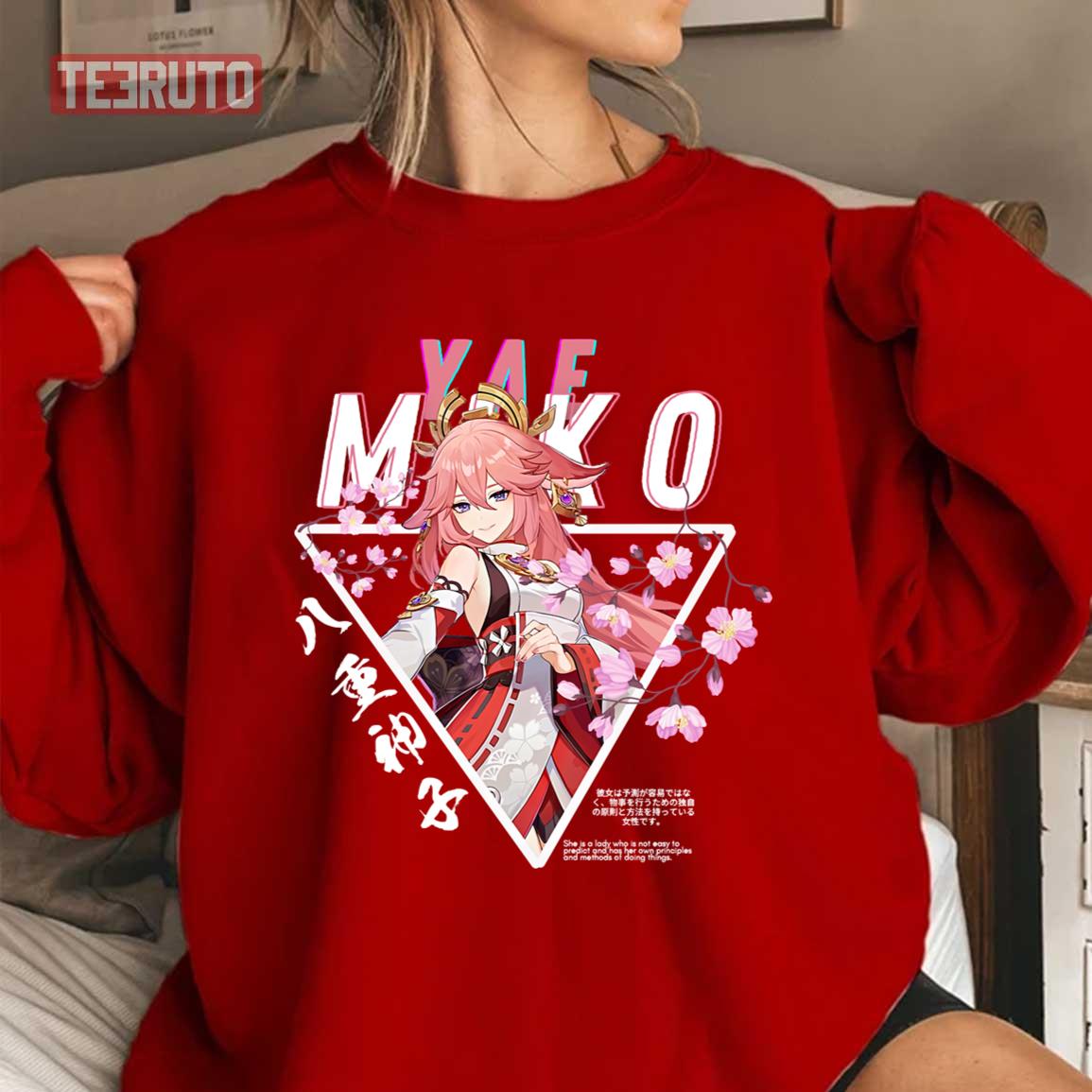 Yae Miko New Character Genshin Impact Unisex Sweatshirt