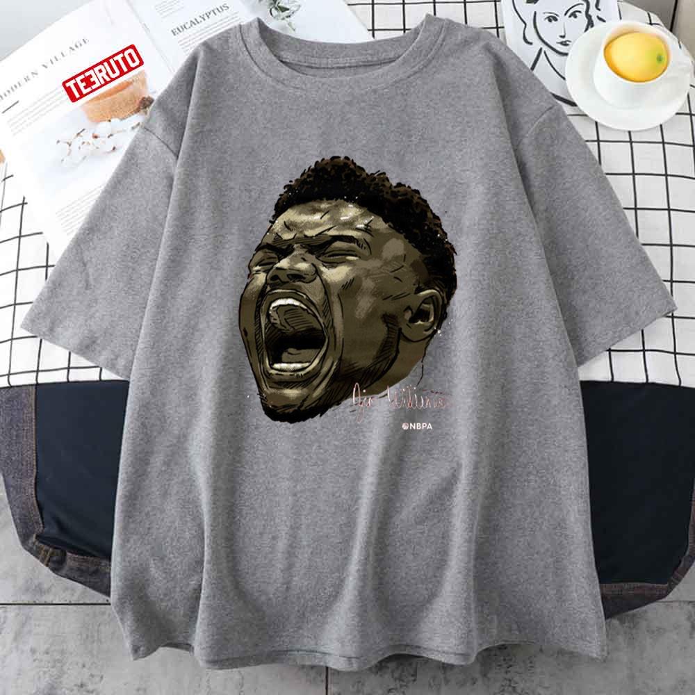Zion Williamson Scream Signature Unisex T-Shirt