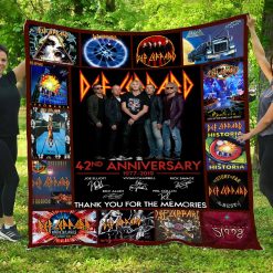 42 Years Of Def Leppard  Quilt