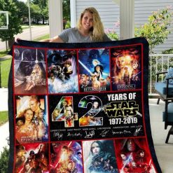 42 Years Of Star Wars Quilt Blanket TH0607