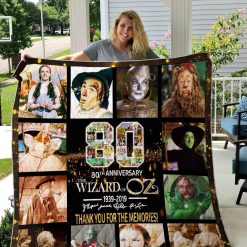 80 Years Of The Wizard of Oz Quilt Blanket