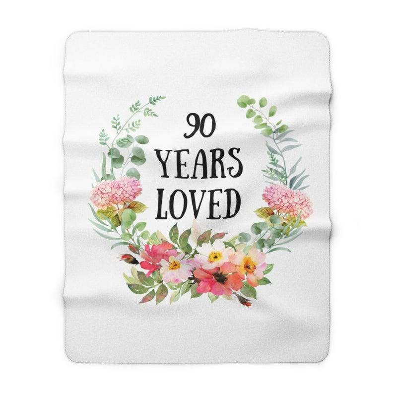 90 Years Loved Blanket Personalized Grandma Blanket Personalized Throw Blanket S For Grandma Family 9