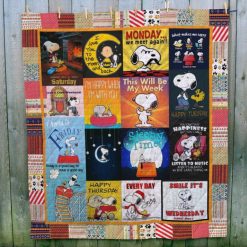 A Week Of Snoopy Quilt