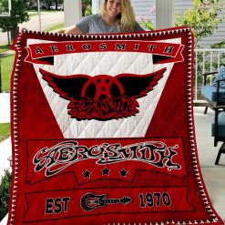 Aerosmith Nebraska Cornhuskers Quilt Blanket