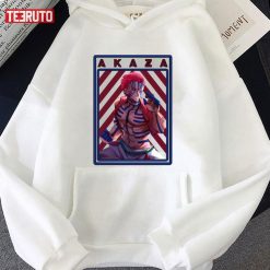 Aesthetic Kimetsu No Yaiba Akaza Anime Unisex Hoodie