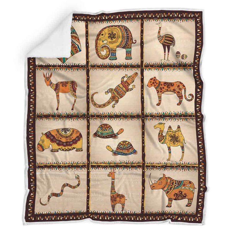 African Animals Premium Comfy Sofa Throw Blanket