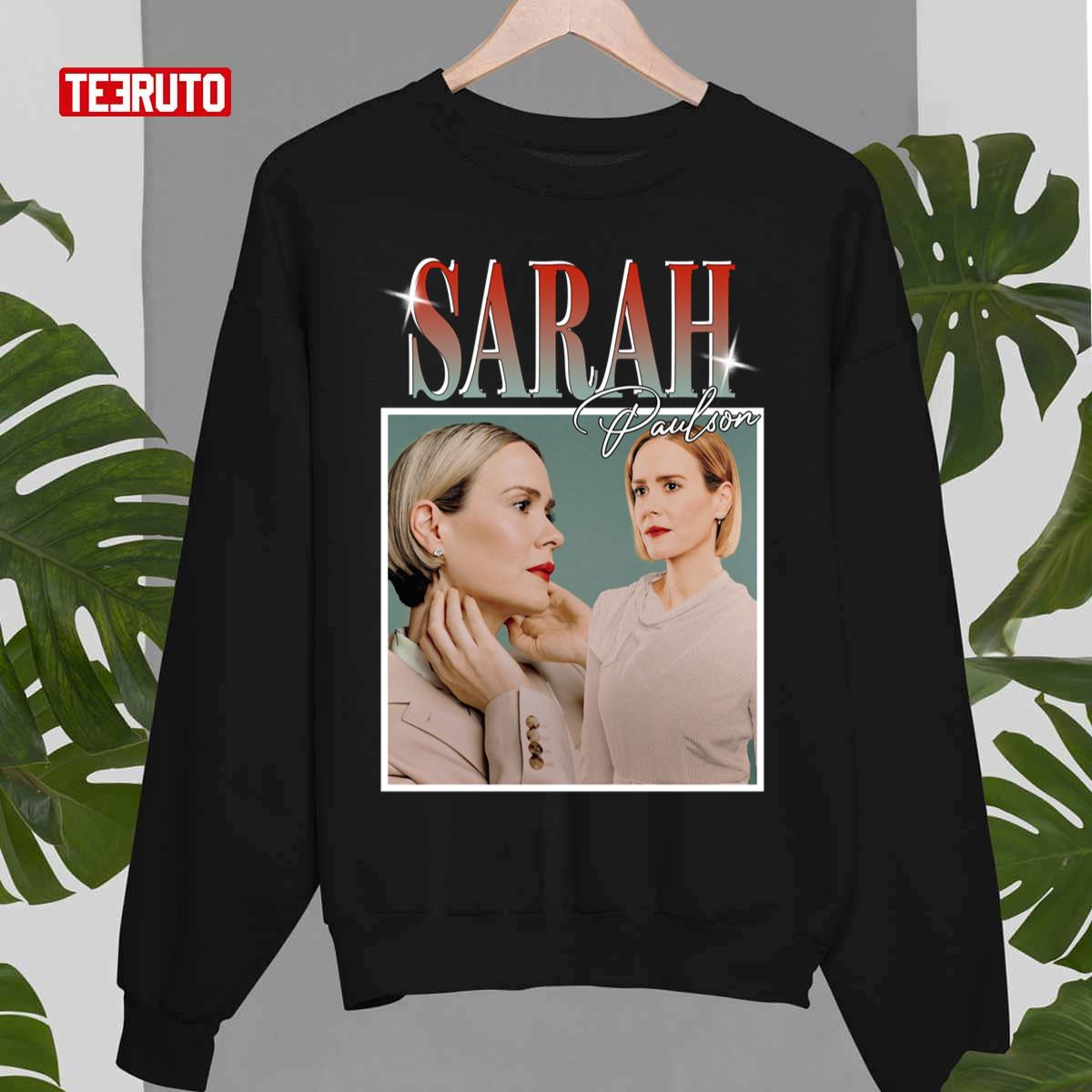 AHS Cast Sarah Paulson 90s Vintage Bootleg Unisex Sweatshirt