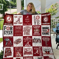 Alabama Crimson Tide Quilt Blanket 02 DUP