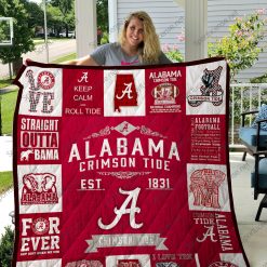 Alabama Crimson Tide quilt blanket DUP