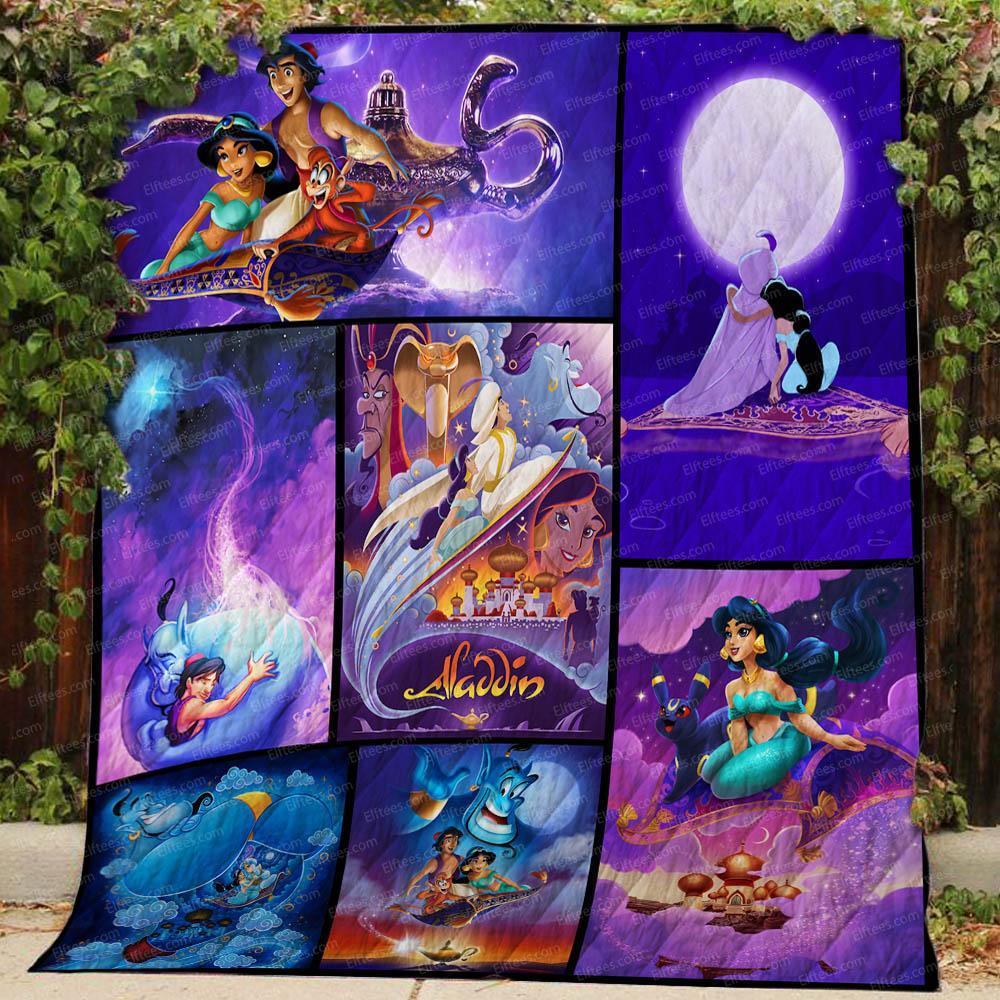 Aladdin One Thousand and One Nights Quilt Blanket  ALD01