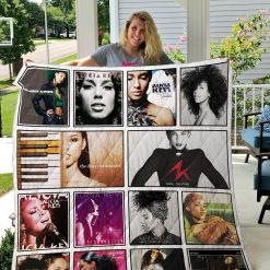 Alicia Keys Quilt Blanket Ha0910