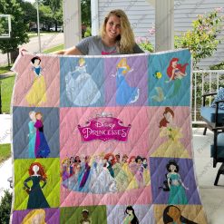 All Disney Princesses Quilt Blanket