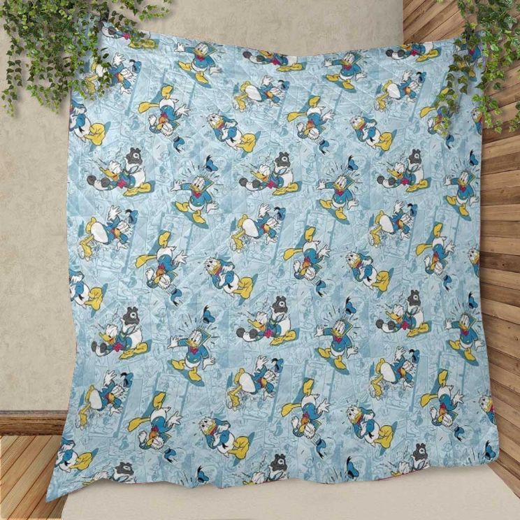 All Emotions Donald Duck Christmas 123 Gifts Lover Quilt Blanket,donald Duck Quilt Blanket