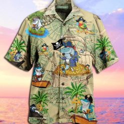 Amazing Pirate Shark Hawaiian Shirt